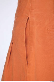 Zolzaya casual dressed hips orange wide leg trousers 0006.jpg